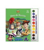 Livro Toy Story 3 Hora do Recreio - Ler e Colorir com Aquarela 
